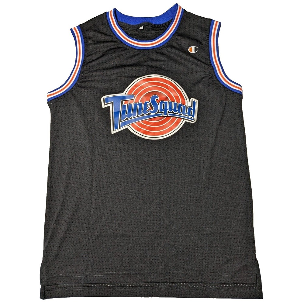 SPACE JAM TUNE SQUAD #10 LOLA BUNNY Men Small Black Mesh Stitched Jersey